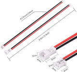 Pair of Micro JST 1.25mm 2pin Cables